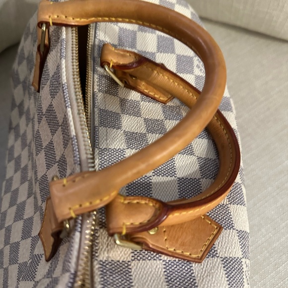 Authentic Louis Vuitton Damier Azur Speedy 35 - Picture 3 of 11